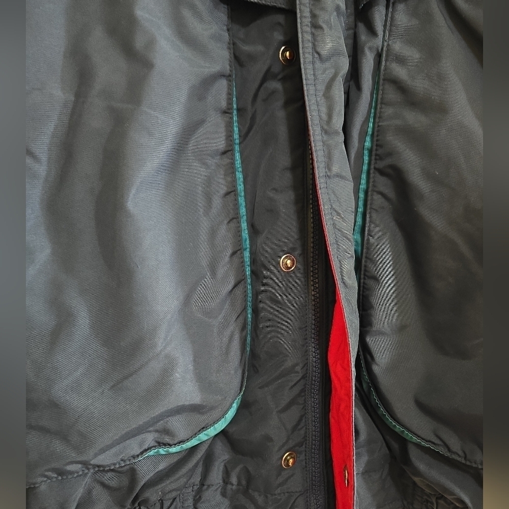 Vintage Columbia 3-in-1 Ski Coat Interchange Men's Large Navy Teal Zip in Jacket - Picture 4 of 14
